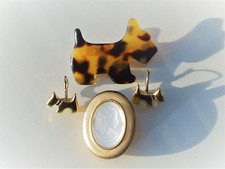 LOT / BEAUX BIJOUX AGATHA / BROCHES et BOUCLES D'OREILLES en Plaqué or