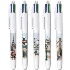 Lot stylos bic 4 couleurs - lot, 5