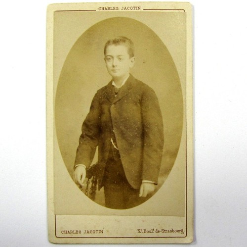 Cdv garçon costume - cdv,
