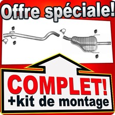 Ligne pot d'échappement pour