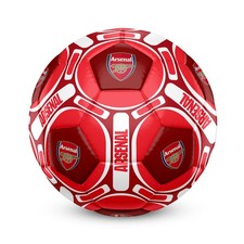 Arsenal FC officiel - Ballon de foot avec blason - taille 4 - rouge