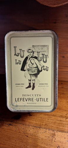Ancienne boite biscuits - biscuits, lu