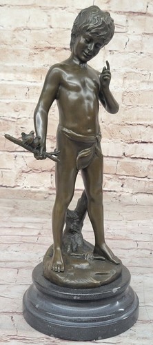 Agustine moreau statue - moreau, garçon