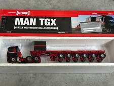 WSI 1:50 Mammoet MAN TGX 6x4 + remorque ballast 6 essieux + conteneur de 10...