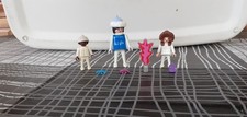 playmobil lot neige 3 personnages et matériel