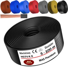 Câble de fil 5-100 m H07V-K 6