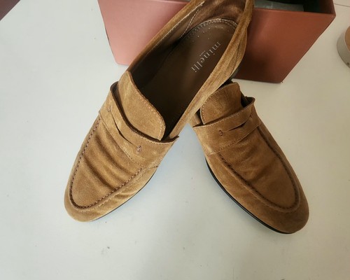 Chaussures mocassins daim - , en