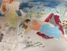 Gravure Lithographie  1950