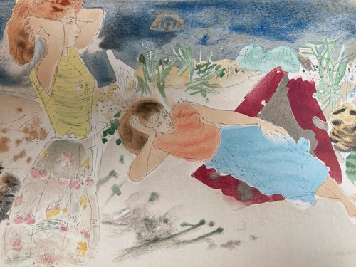 Gravure lithographie 1950 - lithographie,