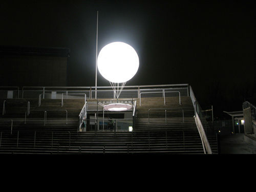 Ballon éclairant helium - , (