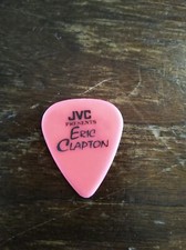 ERIC CLAPTON - JVC PRESENTS FENDER RED GUITAR PICK 2001 TOUR