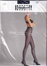 Collant WOLFORD LILIEN coloris Midnight Blue. Tailles M - L. Tights.