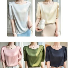 Mode Femmes Chemise Satin