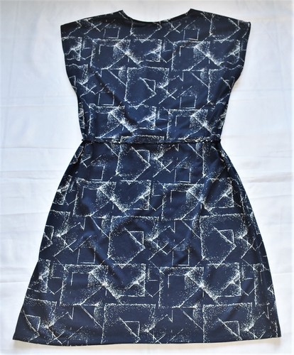 Robe imprimé bleu marine - , et