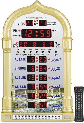 Azan clock led prayer - azan,