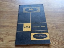 Manuel de poche pour moteur Perkins 6.354 - Octobre 1961 - Français