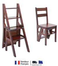 Chaise Bibliothèque Escabeau