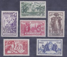colonies françaises - SOUDAN - n° 93 à 98**