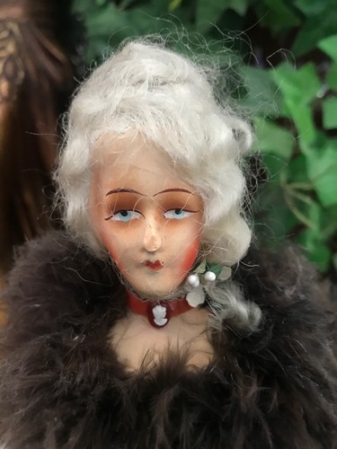 Pin cushion half doll - cushion,
