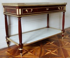 Console en acajou - époque