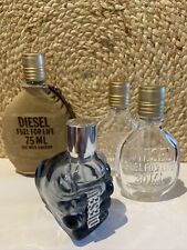 Lot de 4 flacons / vaporisateurs vides - Diesel - 30/35/75ml
