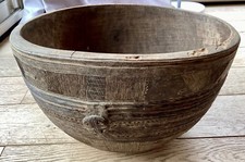 ANCIENNE GRANDE COUPE EN BOIS PLAT OU PILON ARTS PREMIERS AFRICAINS ART PRIMITIF