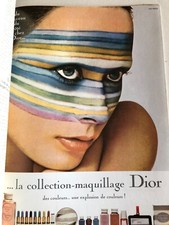 Publicité Vintage Advertising Collection Maquillage DIOR (Avril 1969)
