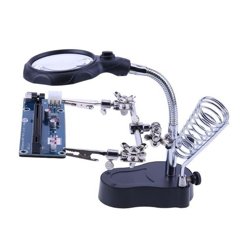 Loupe soudage led avec - loupe,