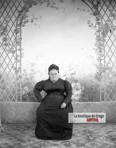 Portrait une femme - portrait, robe