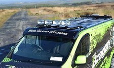 Noir Toit Barre + Pinces + LED Spots Lampes + Leds Pour citroen jumper relay