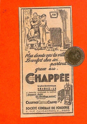 Paris chauffage chappée - /,