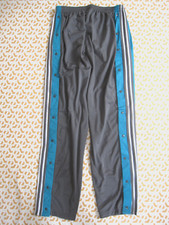 Pantalon Bouton pression Adidas Adibreak gris 90'S vintage Homme - 192 / XXL