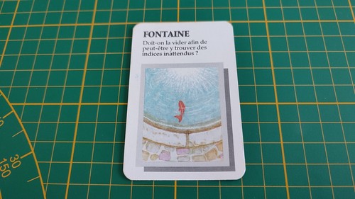 Carte fontaine pièce