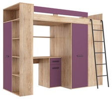 Armoire lit bureau d'enfants