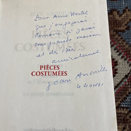 Jean anouilh pièces - jean,