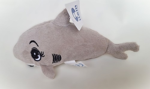 Peluche requin gris clair - requin,
