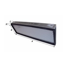 Filtre de cabine 3614022M91 adaptable MASSEY FERGUSON