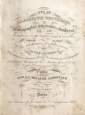 ATLAS DE POCHE  CLASSIQUE UNIVERSEL DE GEOGRAPHIE ANCIENNE  PAR VICTOR LEVASSEUR