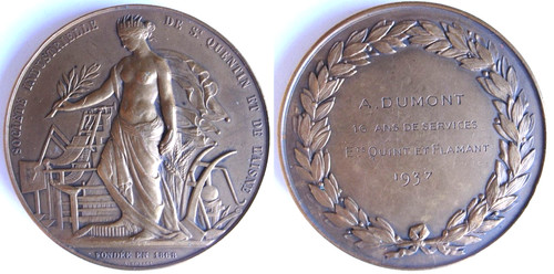 Médaille ste quentin et - médaille,,
