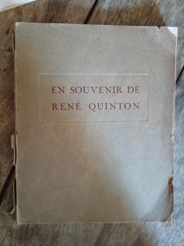 René quinton plaquette - rené,