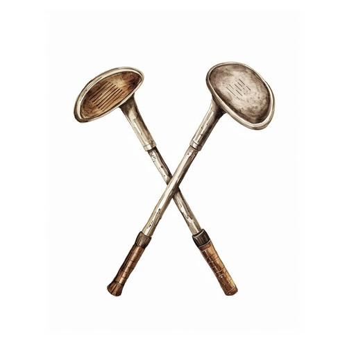 Art vintage clubs golf - clubs, de
