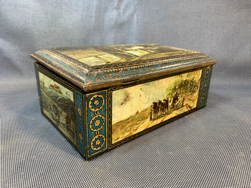 Ancienne boîte biscuits - boîte, à