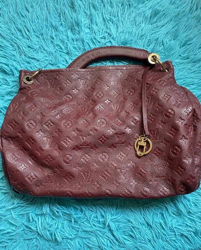 Louis vuitton burgundy artsy - louis,
