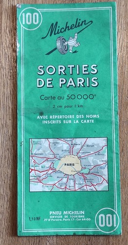Ancienne carte michelin - ancienne,