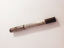 Ancien Stylo Plume argent Massif 925 Sans Intérieur En L'état 
