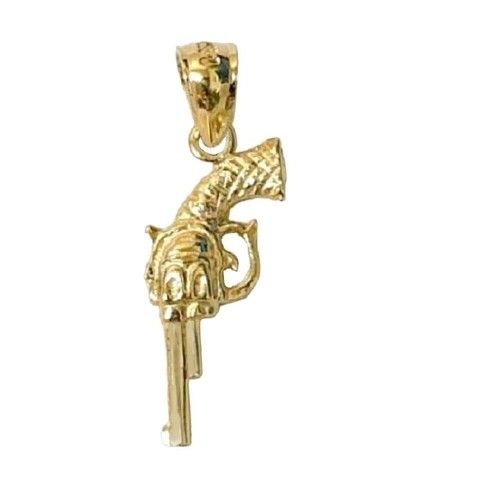 14k jaune revolver pistolet - 14k,