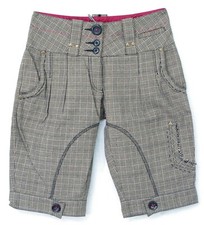 Icode short carreaux femme taille haute fantaisie I.code bermuda taille W 24