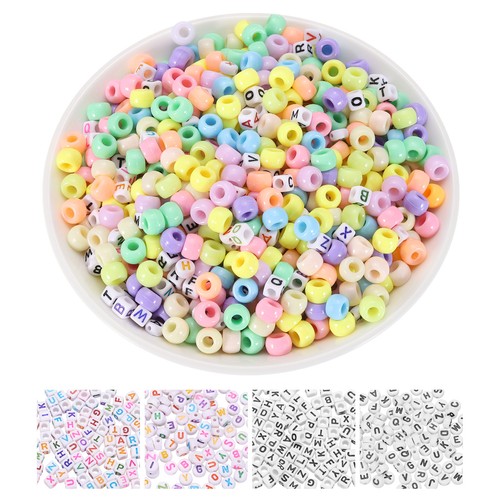 1000 pcs perles pony 6x9 - pony, mm