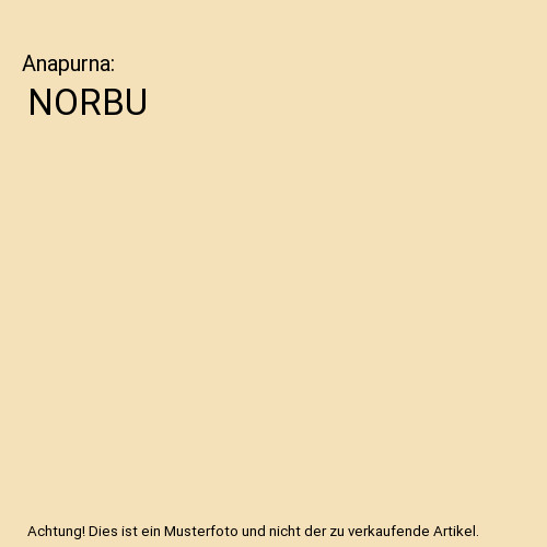 Norbu anapurna - norbu,,