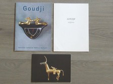 GOUDJI Lot 3 Cartons expositions Orfévrerie Art Sacré liturgique roman gothique